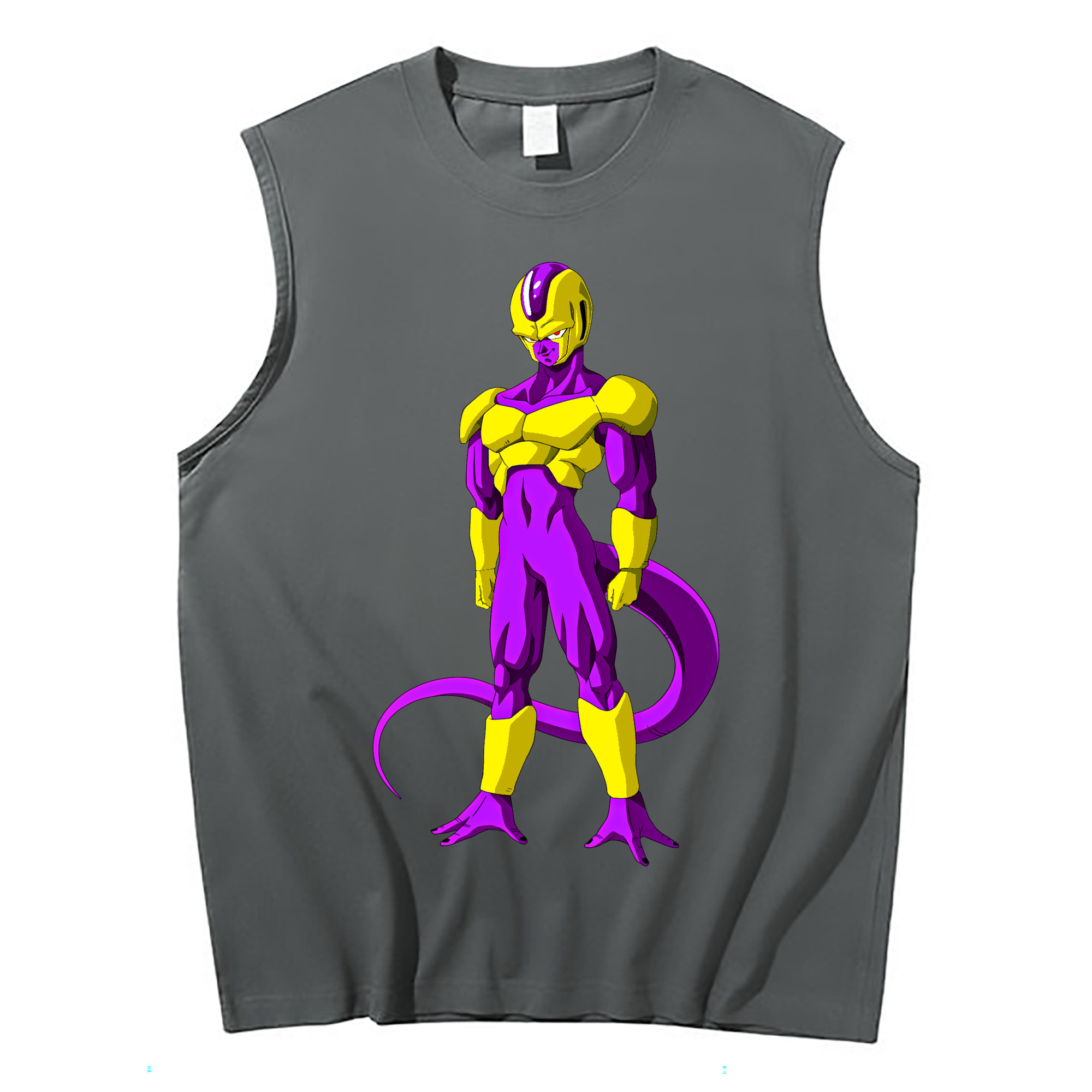 （画像用） ドラゴンボール フリーザ DRAGON BALL Frieza コットン100％タンクトップ（フロントプリント）